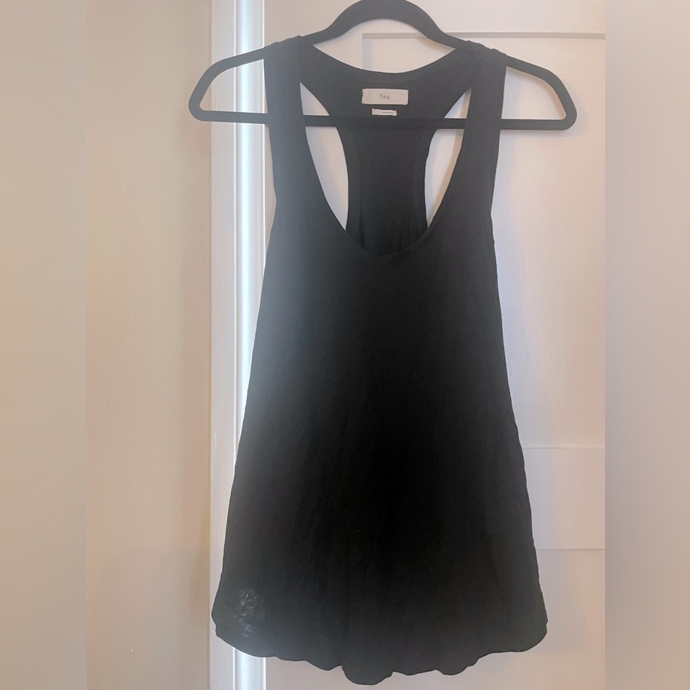 TNA aritzia racer back tank size Large